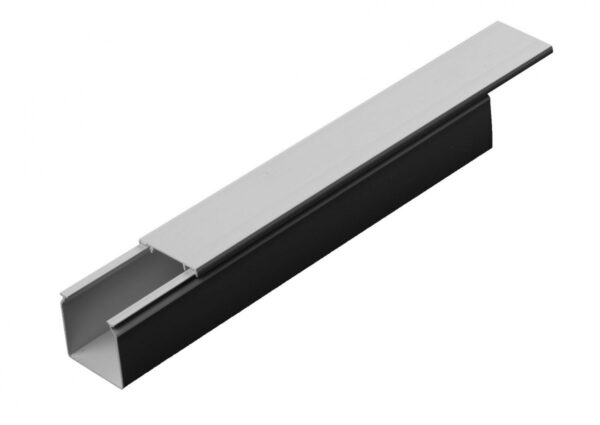 Kábelcsatorna levehető tetővel 40x40, PVC 2m   fehér