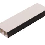 Kábelcsatorna levehető tetővel osztott, 60x25 PVC 2m   fehér - Image 2