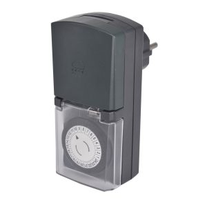 Időkapcsoló, mechanikus, napi, 30 perc